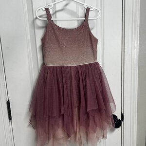 Cat & Jack Pink Sparkle Dress Size 4-5